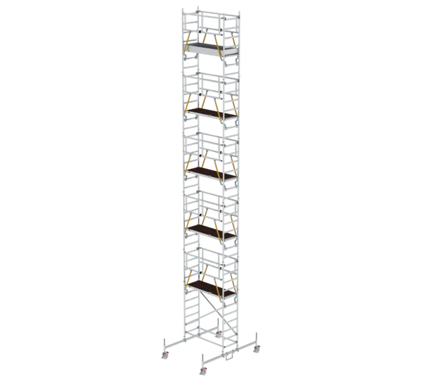 Rollgerüst SG 0,75 x 1,80 m mit Fahrbalken Plattformhöhe 10,45 m 