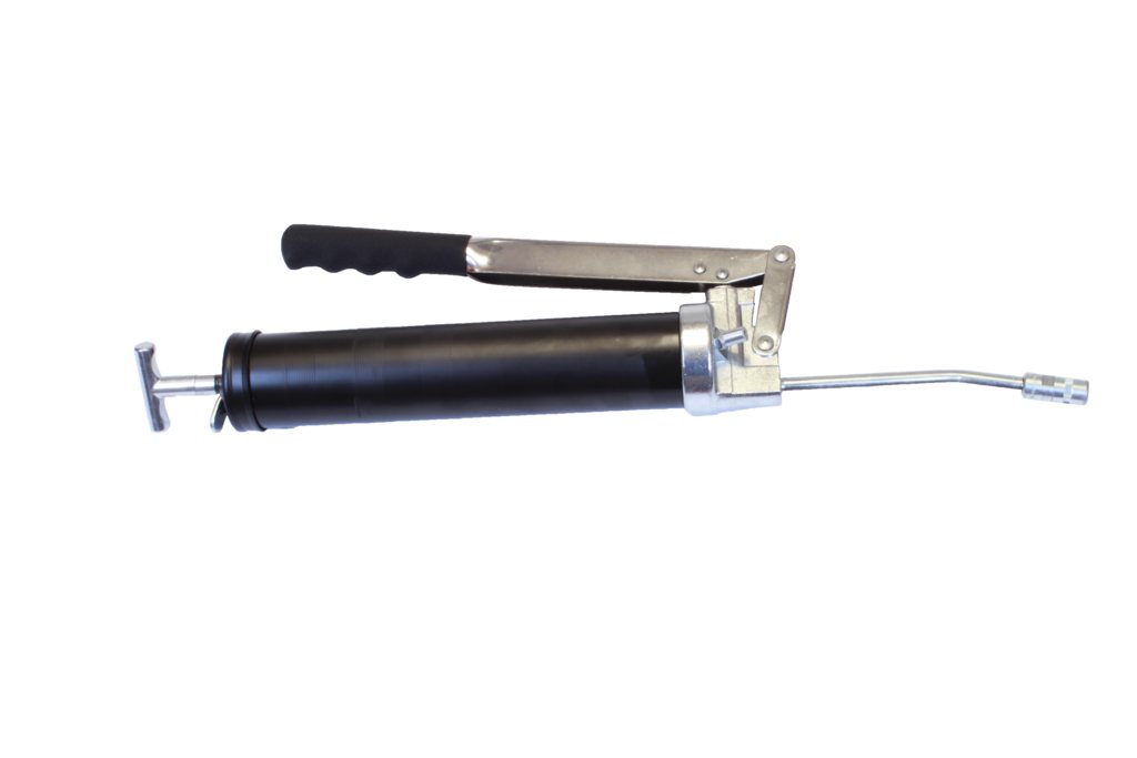 Hochleistungsfettpresse, DIN 1283, M 10 x 1 Düsenrohr und Profi-4-Backen-Mundstück Hochleistungsfettpresse, DIN 1283, M 10 x 1 Düsenrohr und Profi-4-Backen-Mundstück