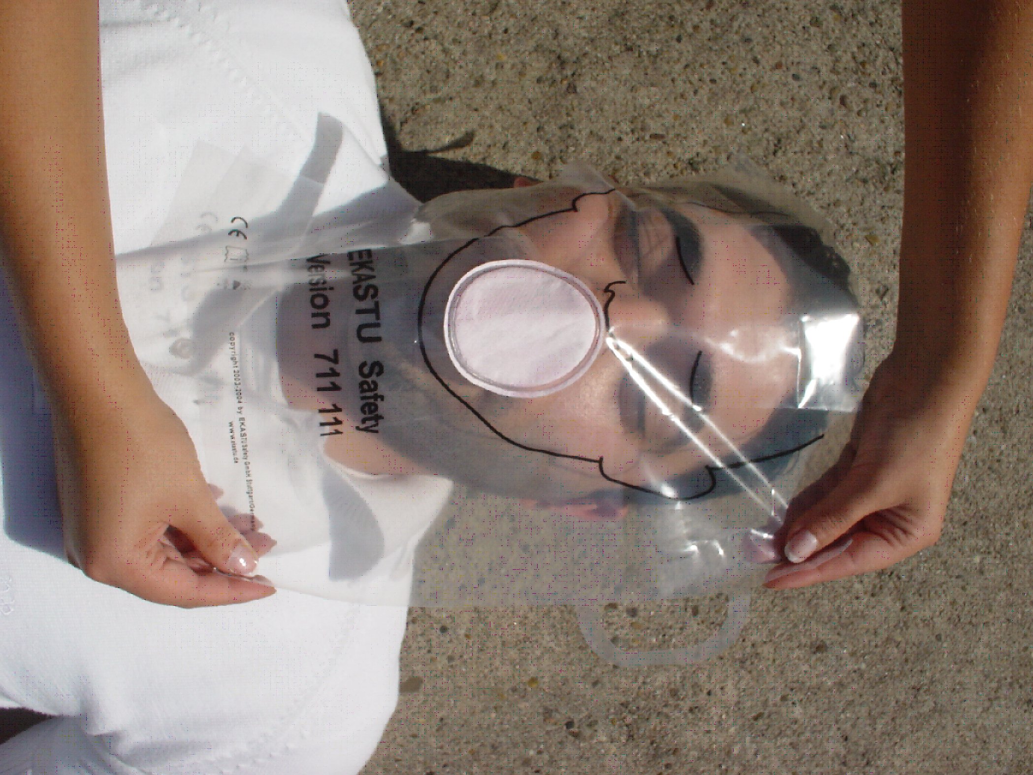 EKASTU Einmal-Notfallbeatmungshilfe PRIMUS zur Atemspende als Erste-Hilfe-Maßnahme für Laienhelfer