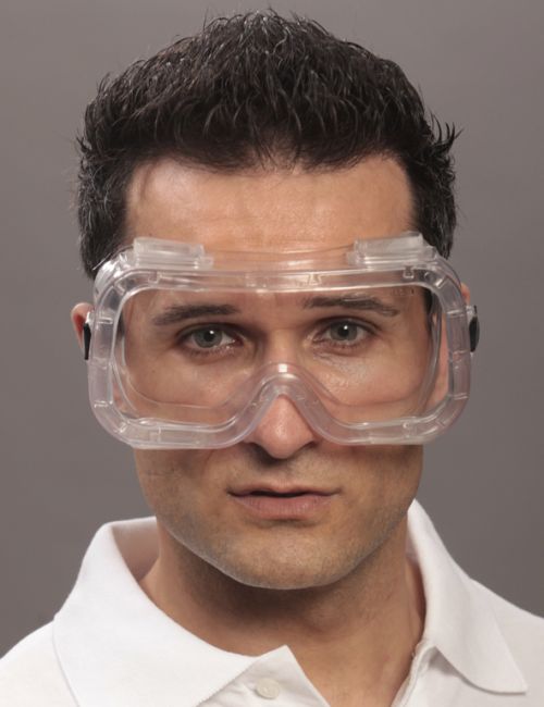 Vollsichtbrille CLARO DIN EN 166 1 3 4 9 – BT