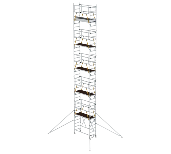 Klappgerüst SG 0,75 x 1,80 m mit Ausleger Plattformhöhe 9,89 m