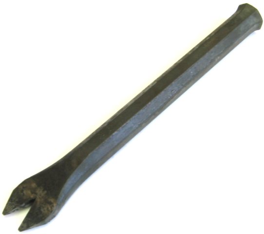 Stahl-Zweizahneisen Stahlstärke 18 mm, Breite ca. 30 mm