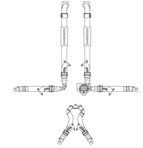 Spezial 6-Punkt SCHROTH Gurt ultraBELT "X-TREME"