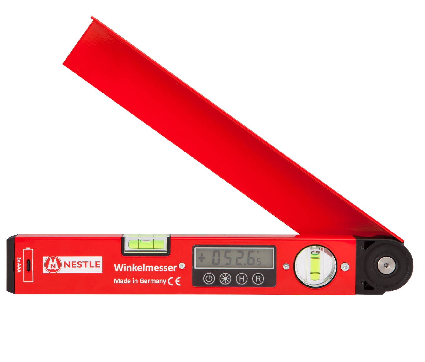 NESTLE DIGIT 35 Winkelmesser Messbereich 0-185°, Toleranz 0,1° Hold-/Reset-Funktion