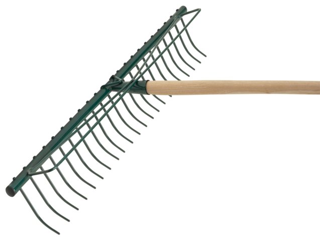 Wiesenrechen, 100 cm breit (ohne Stiel) verzinkt