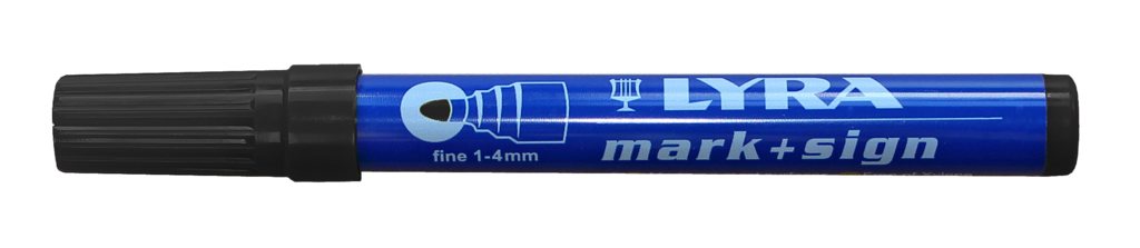 LYRA Permanent-Marker 1-4 mm, schwarz
