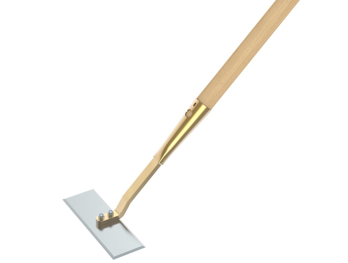 Flora Profi-Rechteckschuffel (gehärtet)  (ohne Stiel) gehärtetes Blatt B 15 cm