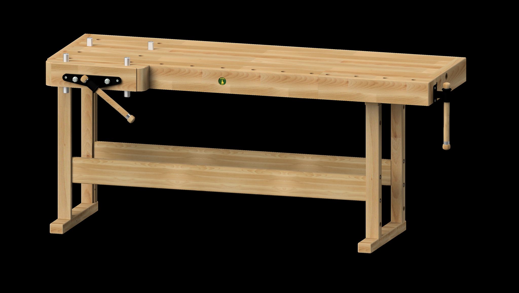 Ulmia Hobelbank für Schreiner Modell 5 Plattenlänge: 2000 mm