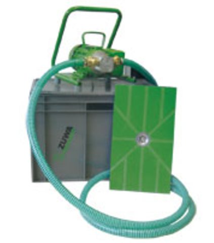Flachsaugset Basis mit UNISTAR 2000-B, 60 Liter/min. mit 3 x 3 m Schläuche und Matte